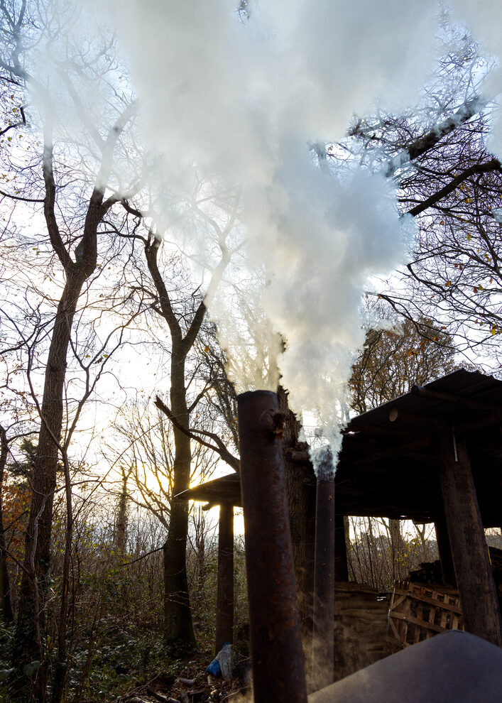 ELLIKER - Charcoal Burn - Kiln Chimney