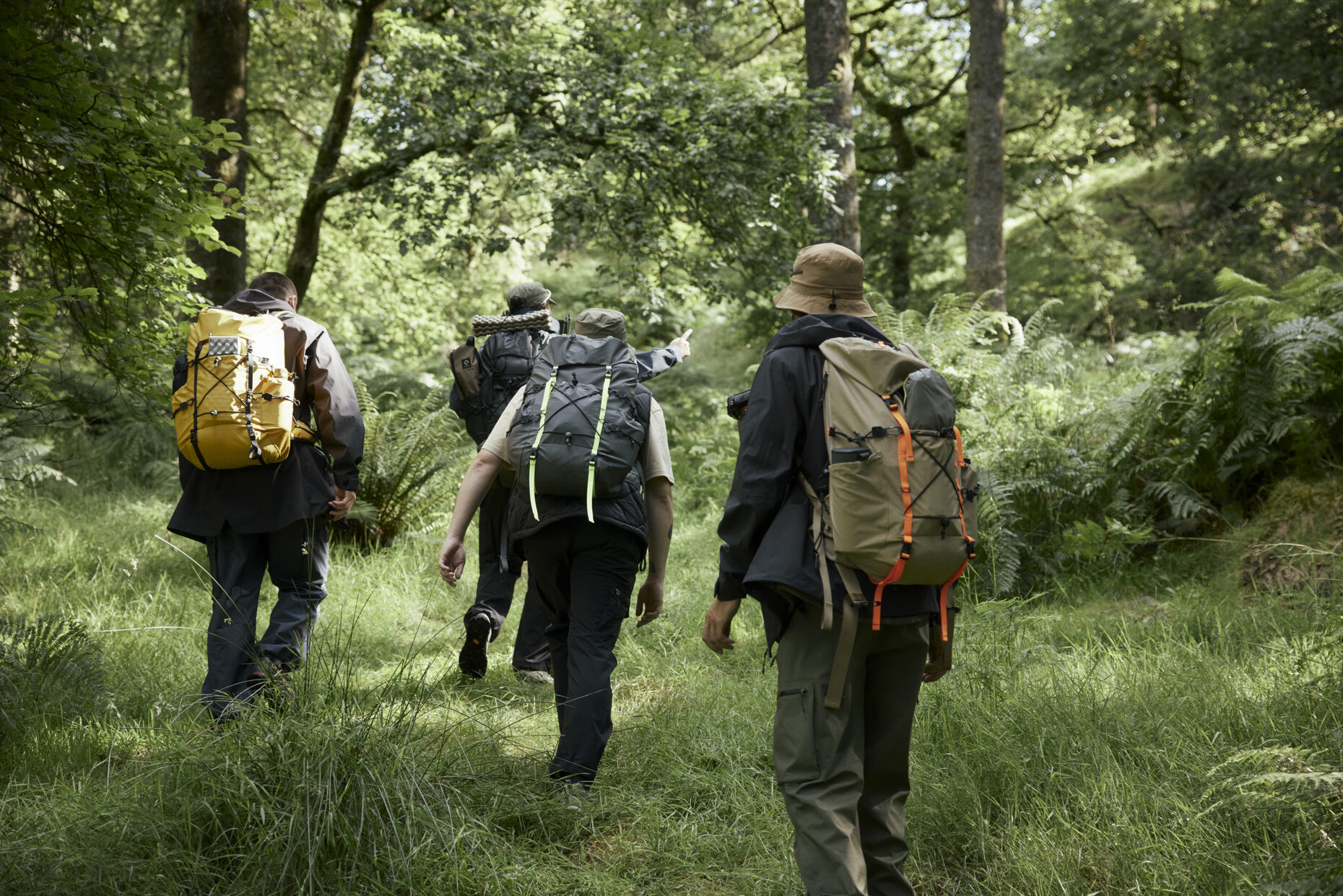 Trail Dusters hiking with ELLIKER Maller Bags